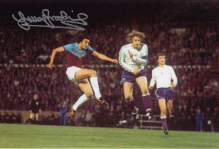 Autographed TREVOR BROOKING 12 x 8 Photo : Col, depicting a wonderful image showing West Ham