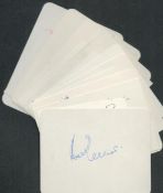 Athletics - Track - Fifteen signed cards, mostly 4.5x3.5 inches, some dedicated, some are Olympic