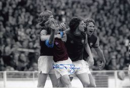Autographed ALAN TAYLOR 12 x 8 Photo : Colz, depicting West Ham United's ALAN TAYLOR being