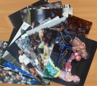 Sport collection 15 signed assorted photo`s includes some great names such as Steve Jones, Steve