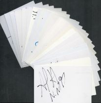 Music collection 20, signed 6x4 inch white cards includes some good signatures such as Elisabeth