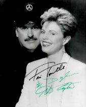 Captain and Tenille signed 10x8 inch black and white photo. Good condition. All autographs come with