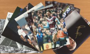 Sport collection 12 signed assorted photo`s includes some great names such as Steve Jones, Paul
