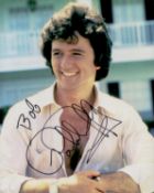Patrick Duffy signed 10x8inch colour photo. Dedicated. Good condition. All autographs come with a