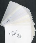 Music collection 20, signed 6x4 inch white cards includes some great names such as Heather Small,