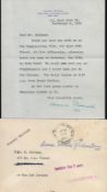 Eleanor Roosevelt TLS and original mailing envelope. US first lady. Good condition. All autographs