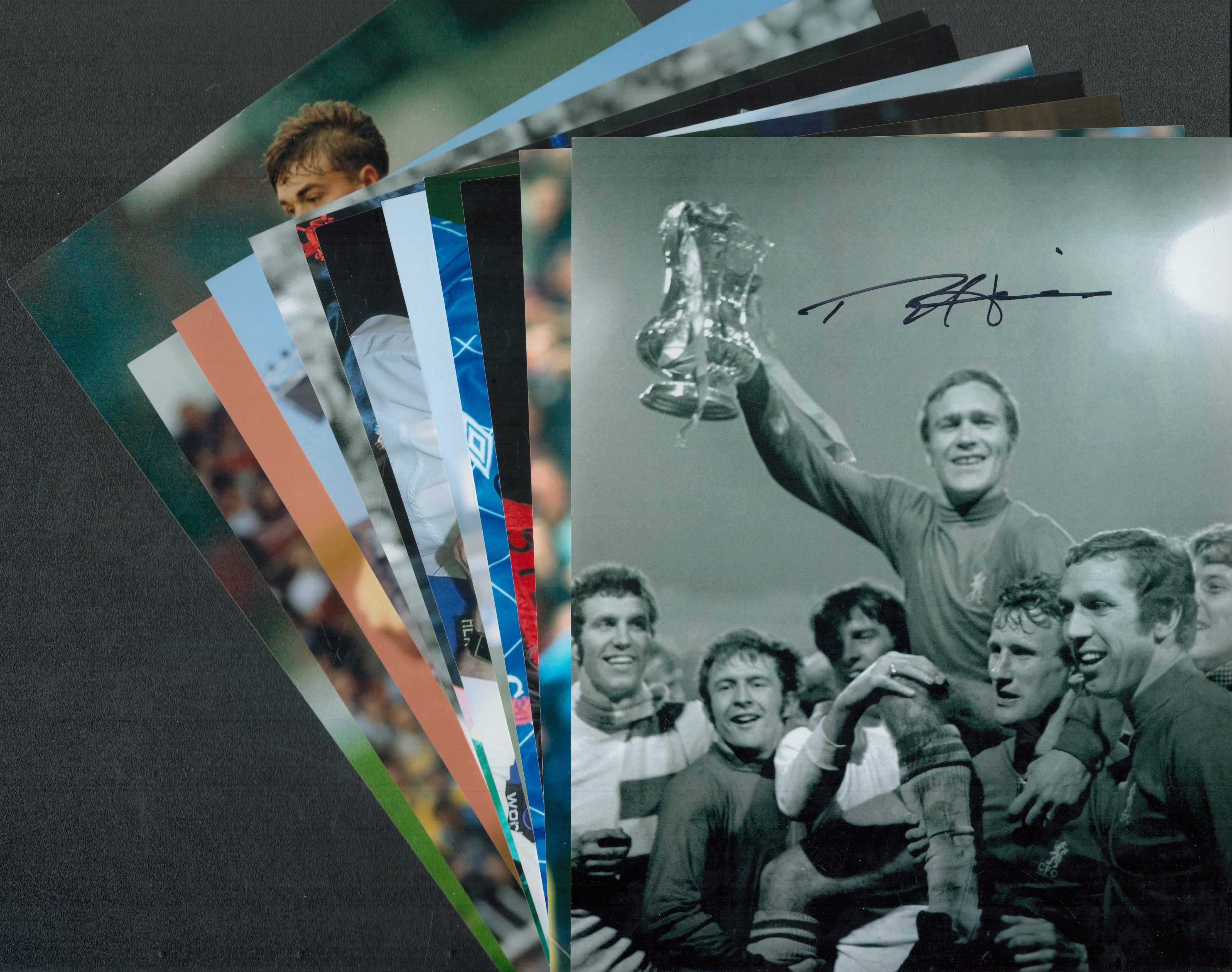 Sport collection 12 signed assorted photo`s includes some great names such as Peter Ebdon, Steve