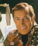 Val Doonican signed 10x8 inch colour photo. Good condition. All autographs come with a Certificate