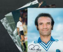 Sport collection 5 signed photo`s Paul Reaney and Kerry Dixon. Good condition. All autographs come