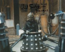 Doctor Who 8x10 inch photo signed by David Gooderson as the Dalek overlord 'Davros'. Good condition.
