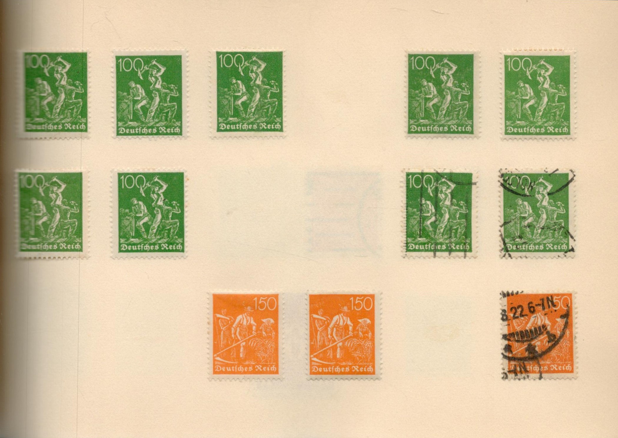 Worldwide Stamps in a Twinlock Crown Loose Leaf Binder countries include Germany & Greece, good - Image 2 of 4