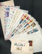 FDC Collection of 12 Assorted Covers Includes World Cup England 1966, Two (House of Questa)