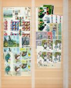 Great Britain Mint Stamps in a Stockbook with 8 Hardbacked pages and 10 Rows each side containing