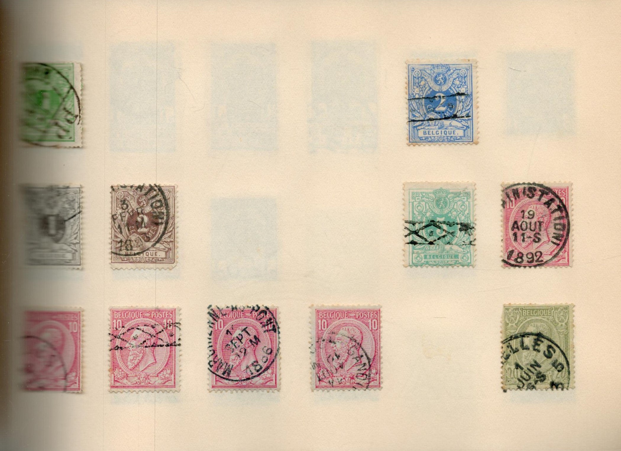 Worldwide Stamps in a Twinlock Crown Loose Leaf Binder countries include Argentina, Belgium, Brazil, - Image 2 of 4