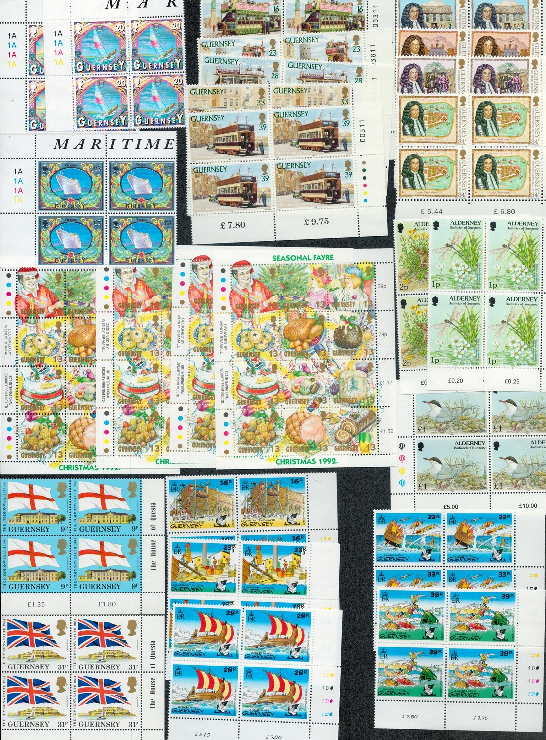 Mint Stamp Sheets Guernsey Collection Includes The Millennium Tapestries (Guernsey 50 x 25p), - Image 2 of 2