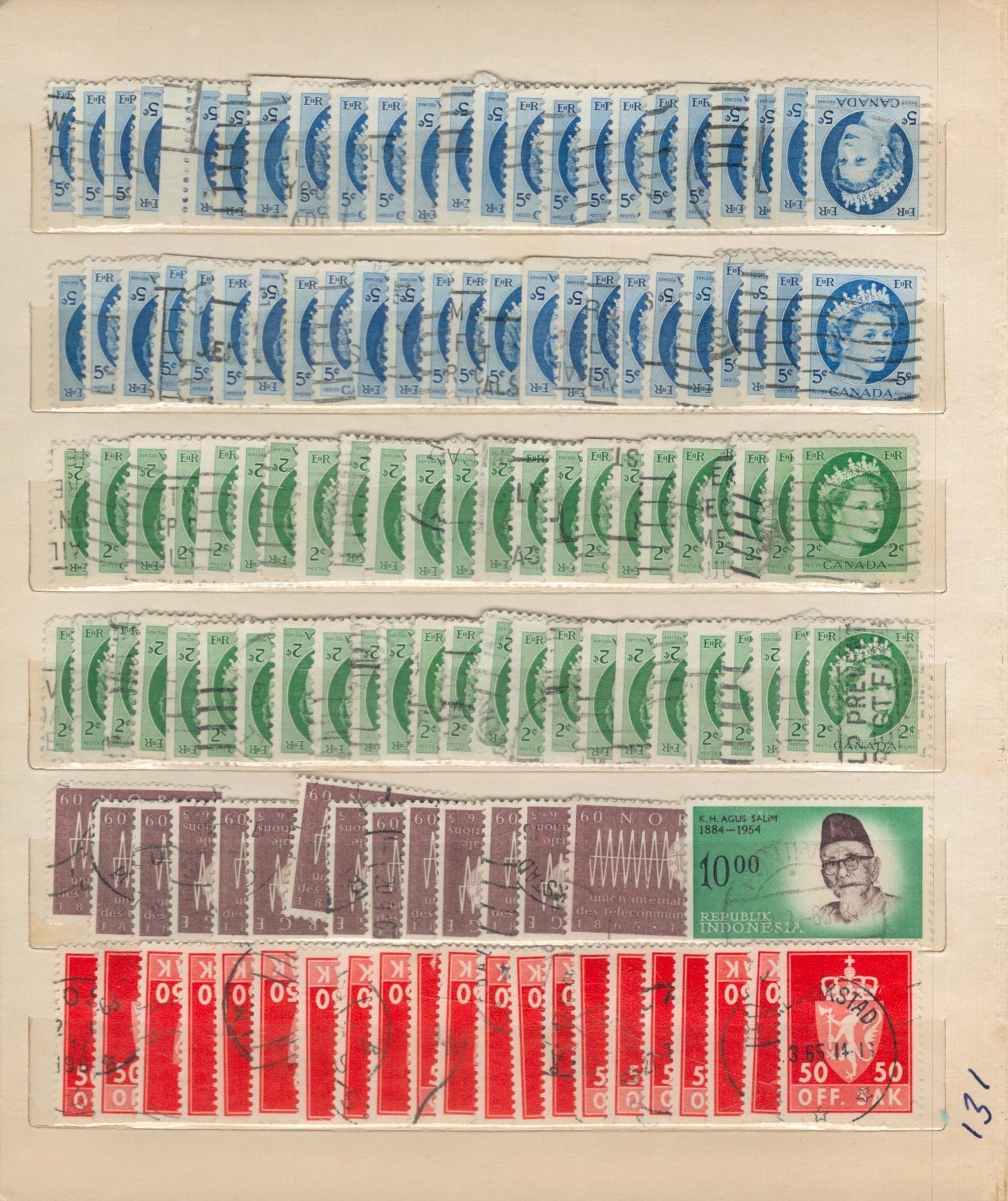 Stockbook with many duplicates of Pre-Decimal Stamps includes Festival of Britain, International - Image 3 of 3