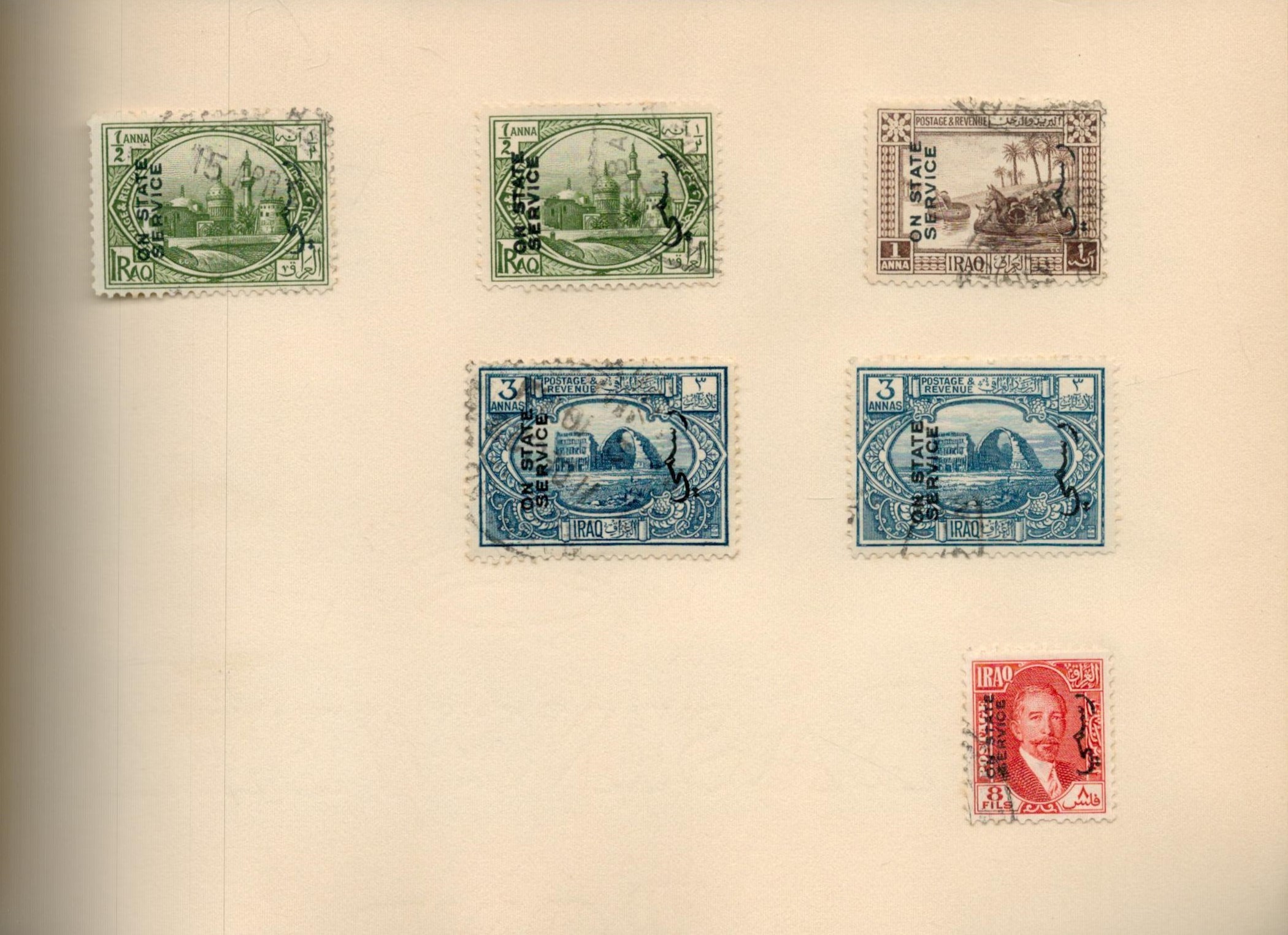 Worldwide Stamps in a Twinlock Crown Loose Leaf Binder countries include India, Iraq, Ireland, - Image 4 of 4