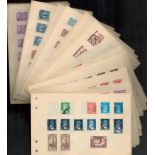 Worldwide Stamps on approx 100 Loose Leafs countries Include Turkey, Netherlands, Norway,