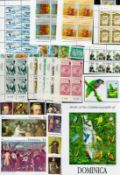 Ascension Island, Guernsey, Ireland & Dominica Mint Stamps Worldwide Assorted Collection which
