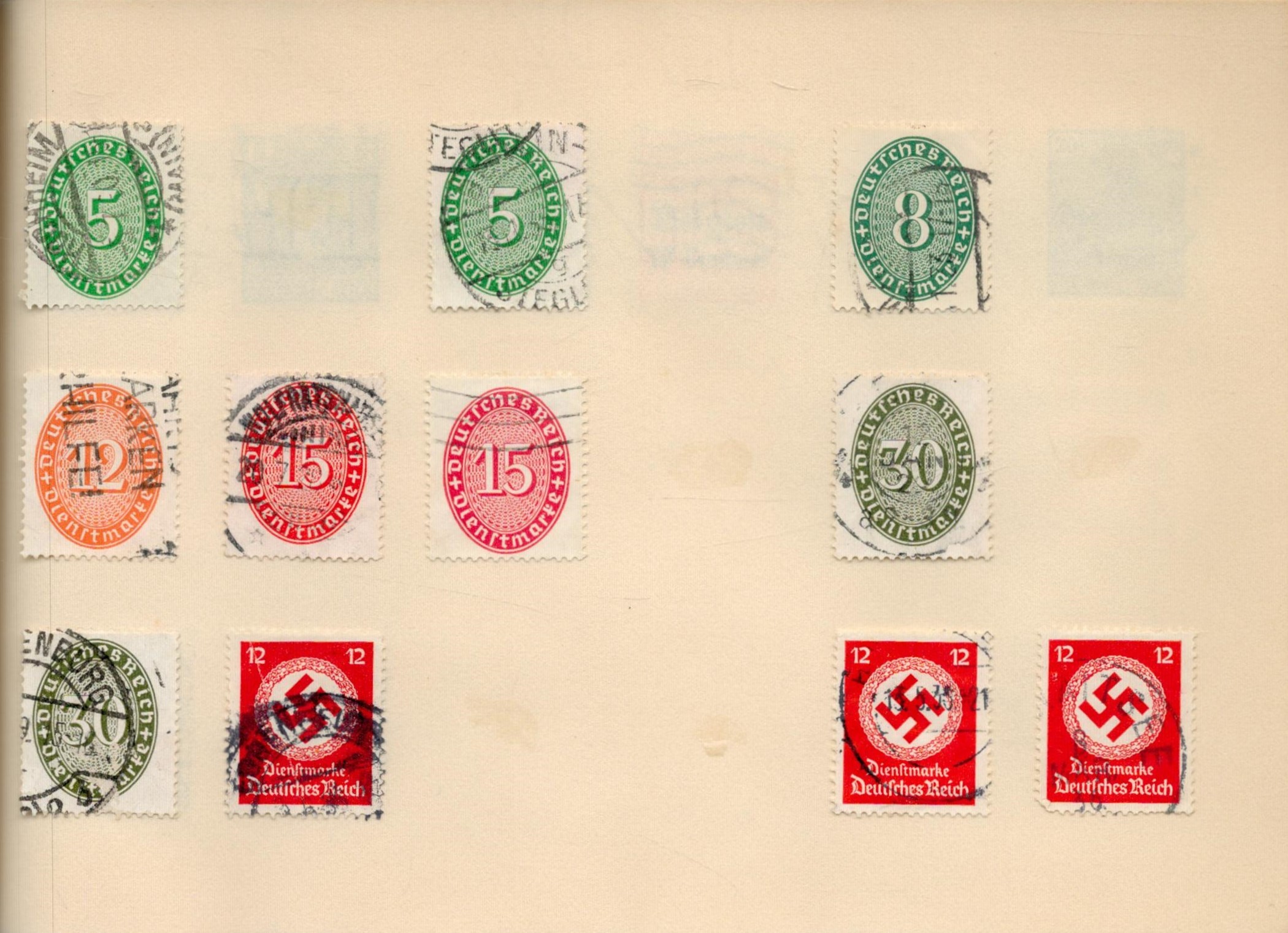 Worldwide Stamps in a Twinlock Crown Loose Leaf Binder countries include Germany & Greece, good - Image 4 of 4