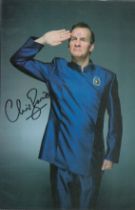 Chris Barrie signed 12x8 inch colour photo pictured as Arnold Rimmer from the hit BBC series Red