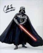Darth Vadar C Andrew Nelson signed 10 x 8 inch colour Star Wars scene photo. Good condition. All