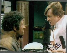 David Collings signed 10x8 inch DR WHO colour photo. Good condition. All autographs come with a