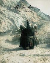 Tuskan Raider Alan Fernandez signed 10 x 8 inch colour Star Wars scene photo. Good condition. All