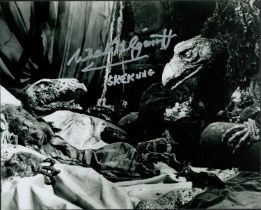 Michael Kilgarriff The Dark Crystal (1982) as SkekUng actor signed 10 x 8 inch b/w photo. Good