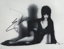 Cassandra Peterson signed Elvira Mistress of the Dark 10x8 inch colour photo. Good condition. All
