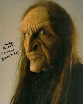 Dr Who actor Linda Clark Mother Bloodtide signed 10 x 8 inch colour scene photo. Good condition. All