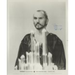Terence Stamp signed 10x8 inch "Superman II" black and white promo photo. Good condition. All