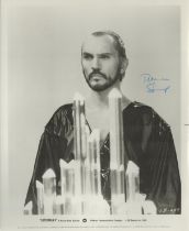 Terence Stamp signed 10x8 inch "Superman II" black and white promo photo. Good condition. All