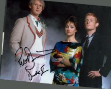 Peter Davison signed 10x8 inch Doctor Who colour photo. Good condition. All autographs come with a