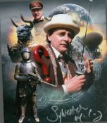 Sylvester McCoy signed 10x8 inch Doctor Who colour photo. Good condition. All autographs come with a