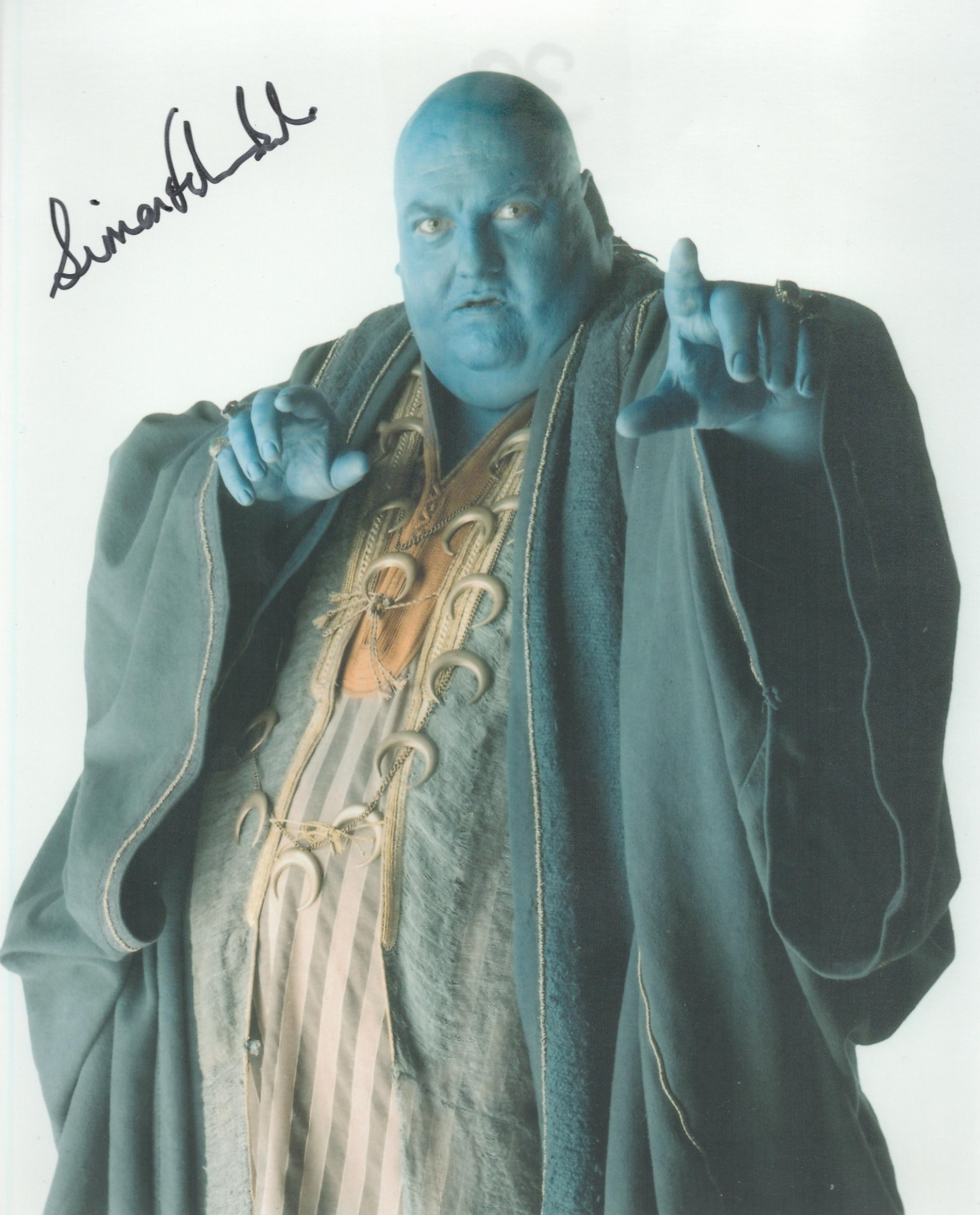 Simon Fisher Becker signed 10x8 inch Doctor Who colour photo. Good condition. All autographs come