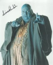 Simon Fisher Becker signed 10x8 inch Doctor Who colour photo. Good condition. All autographs come