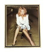 Jeri Ryan 10x8 inch overall framed colour photo. Good condition. All autographs come with a