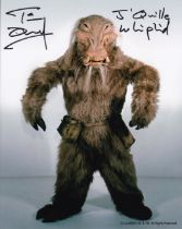 SALE! Star Wars Tim Dry hand signed 10x8 photo. This beautiful 10x8 hand signed photo depicts Tim