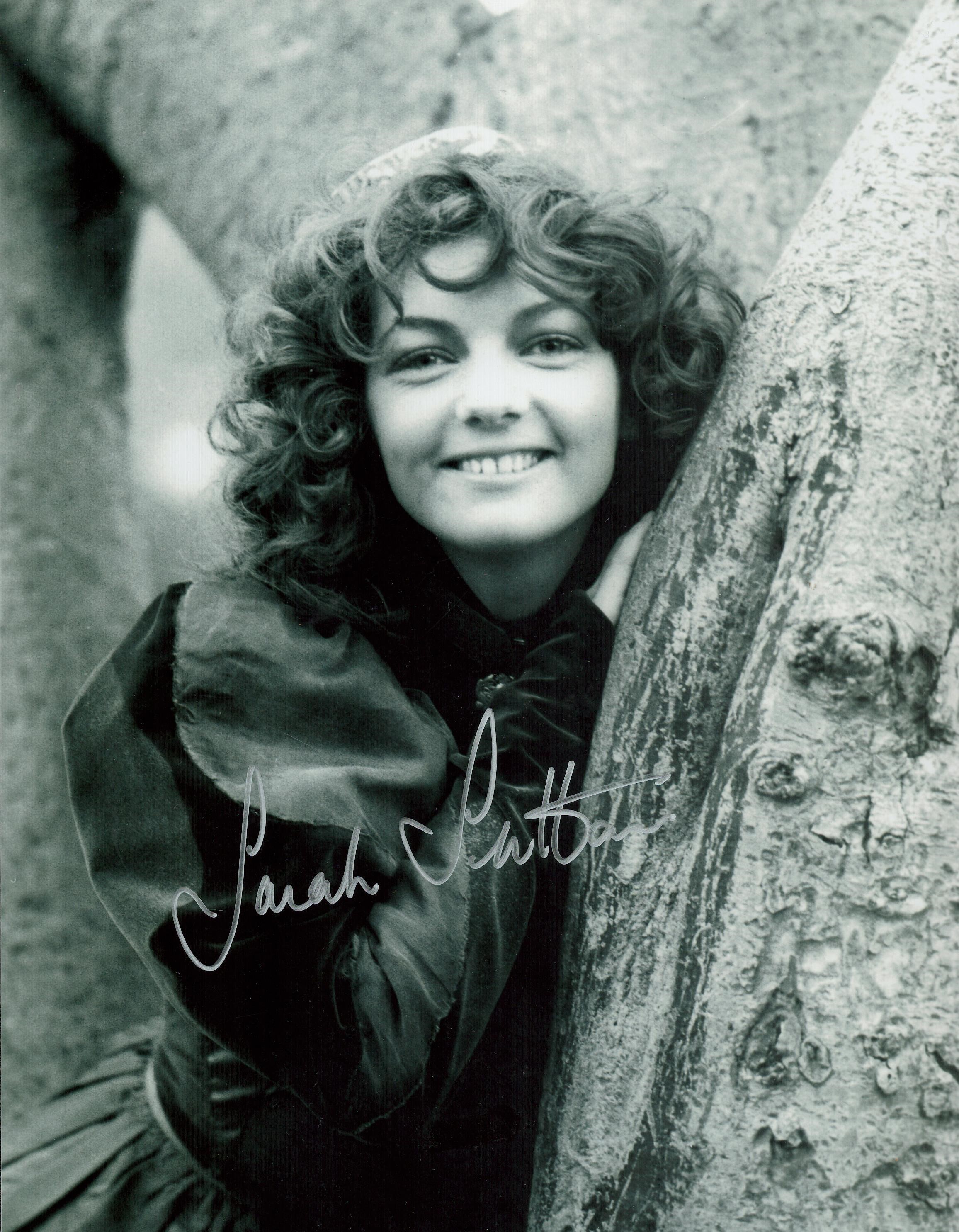 Sarah Sutton signed 10x8 inch Doctor Who black and white photo. Good condition. All autographs