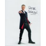 Peter Capaldi signed 10x8 inch Doctor Who colour photo. Good condition. All autographs come with a