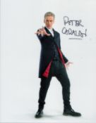 Peter Capaldi signed 10x8 inch Doctor Who colour photo. Good condition. All autographs come with a