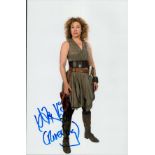 Alex Kingston signed 12x8 inch Doctor Who colour photo. Good condition. All autographs come with a