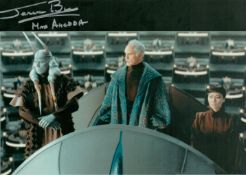 Jerome Blake Mas Amedda signed 10 x 8 inch colour Star Wars scene photo. Good condition. All