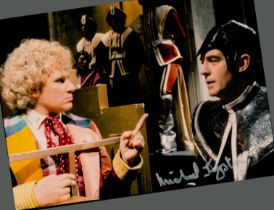 Dr Who actor Michael Jayston signed stunning 10 x 8 colour photo as The Valeyard. Good condition.