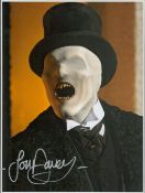 Jon Davey signed 10x8 inch Doctor Who Whisper Man colour photo. Good condition. All autographs