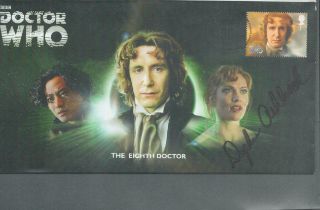 Daphne Ashbrook signed Doctor Who The Eighth Doctor FDC PM 50th Anniversary Dr Who BBC Lime Grove