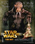 SALE! Star Wars Tim Dry hand signed 10x8 photo. This beautiful 10x8 hand signed photo depicts Tim