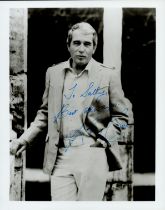 Perry Como signed 10x8 inch black and white photo. Dedicated. Good condition. All autographs come