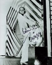 Twiggy Lawson signed 10x8 inch black and white photo. Good condition. All autographs come with a